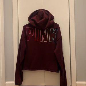 Victoria Secret crop sweatshirt, size medium.